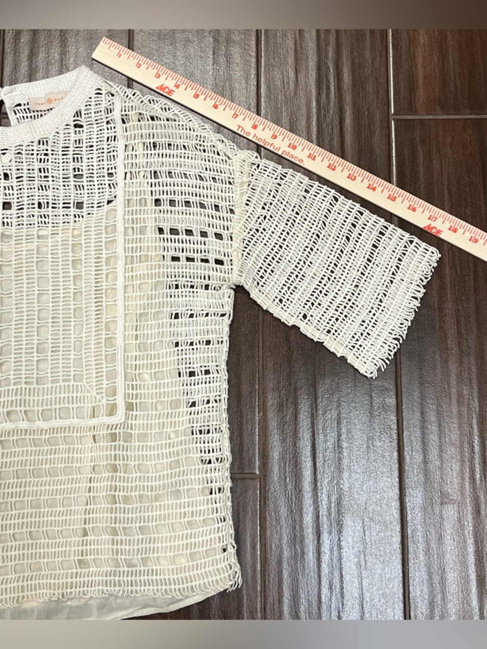 Tory Burch Crochet Top Tunic - S - Picture 8 of 8